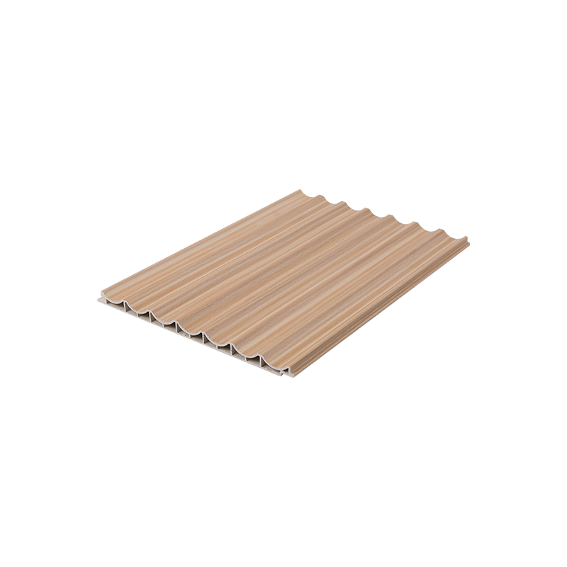 196*12mm WPC Louvers Wall Panel Decoration Materiál