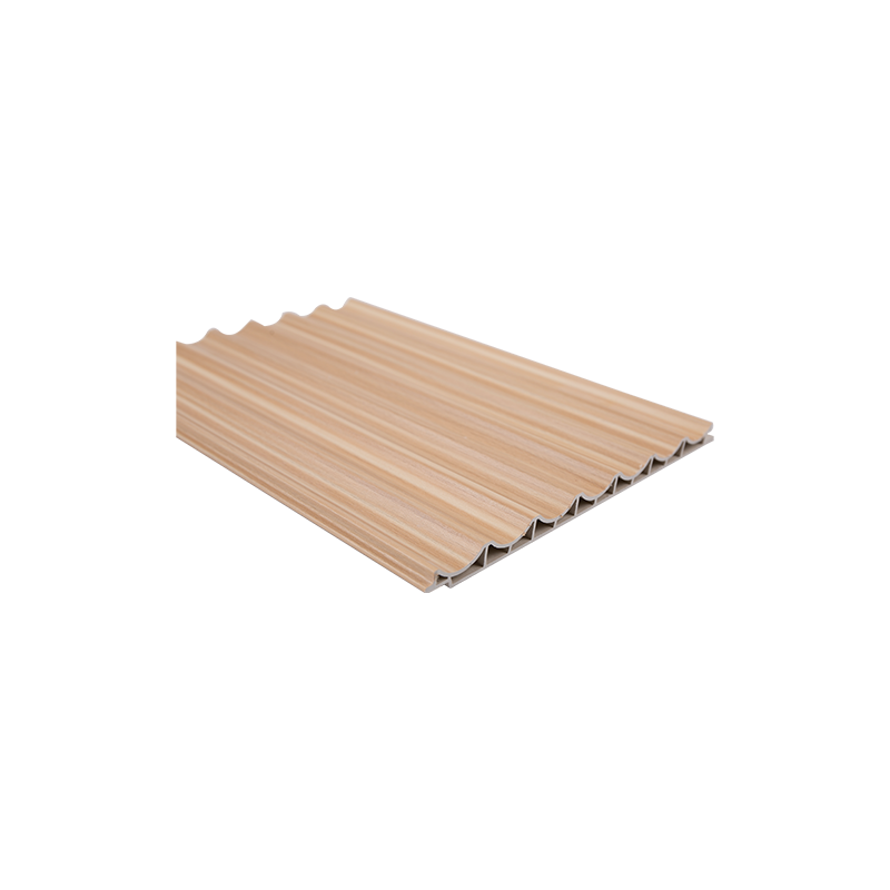 196*12mm WPC Louvers Wall Panel Decoration Materiál